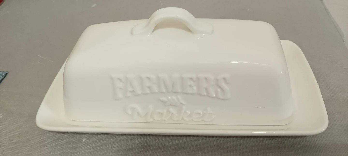 Farmers Market Butter Dish