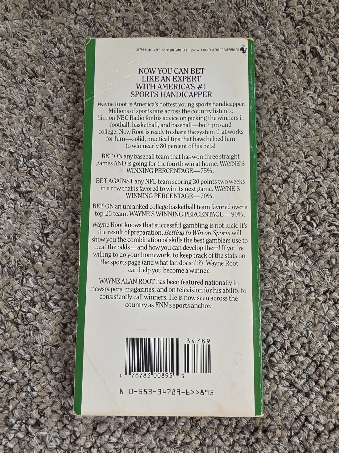 Betting to Win on Sports by Wayne Alan Root - photo 2
