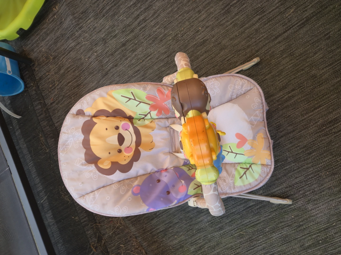 Baby Bouncer Seat w/ Toy Bar – Jungle Animals