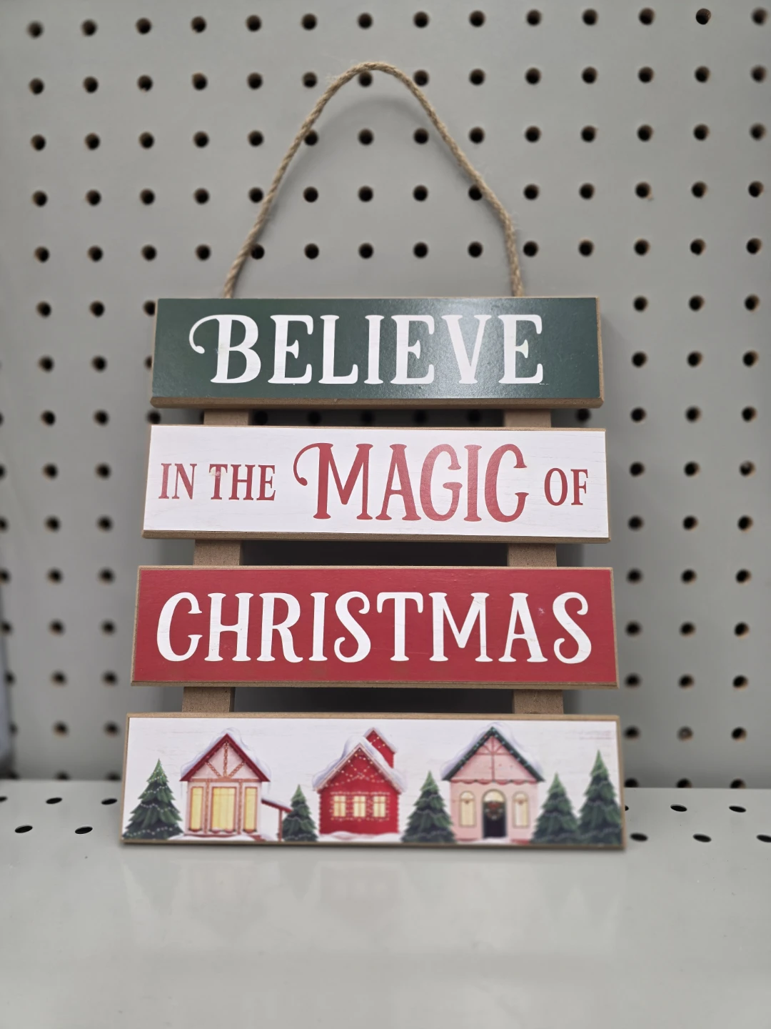 Believe in the Magic of Christmas hanging sign - photo 2