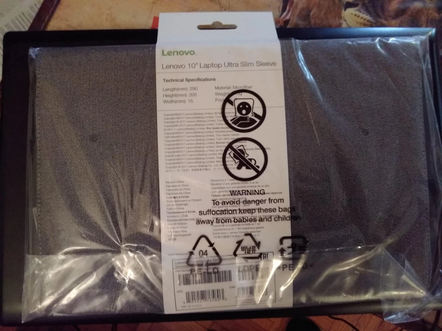 Lenovo 10 inch Laptop Ultra Slim Sleeve - photo 3