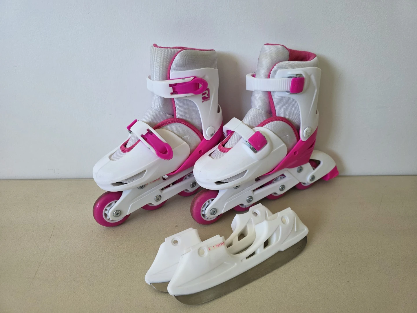 Ryde Adjustable Inline Skates with Ice Blades 🏈