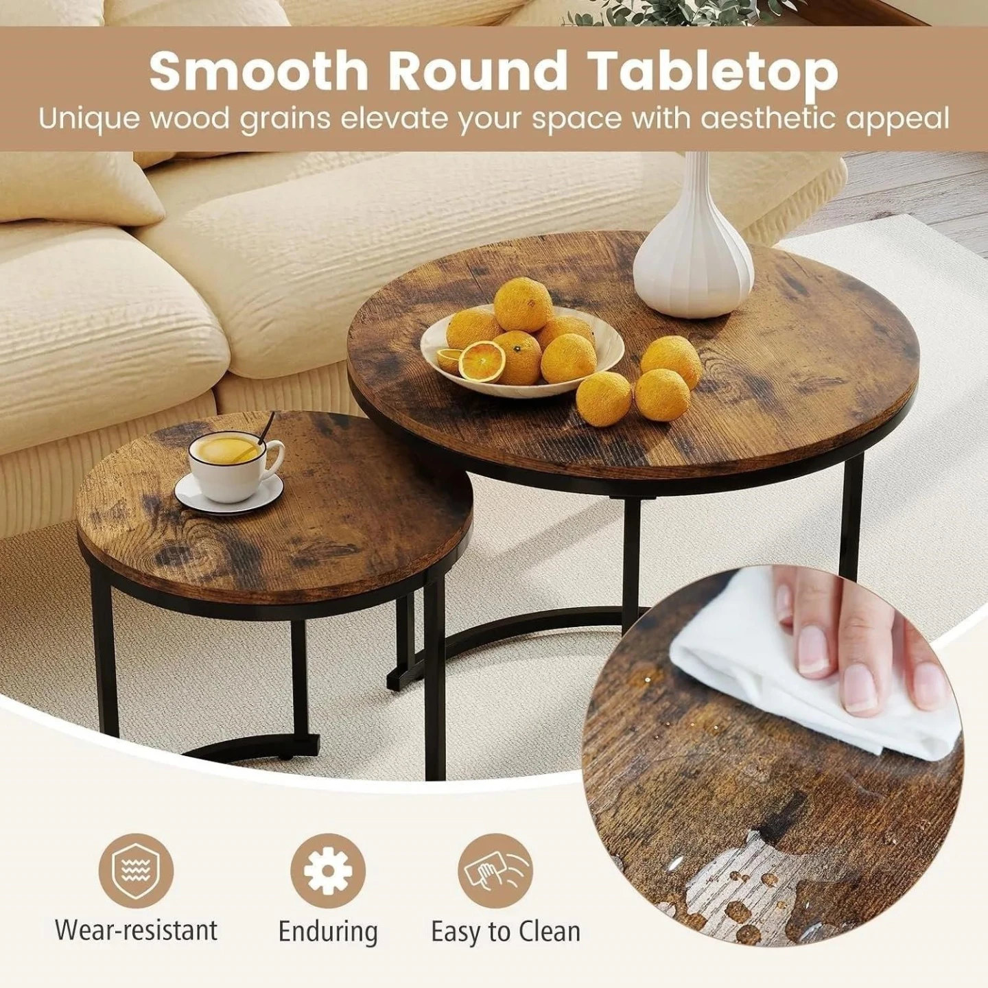 Nesting Coffee Table - photo 4
