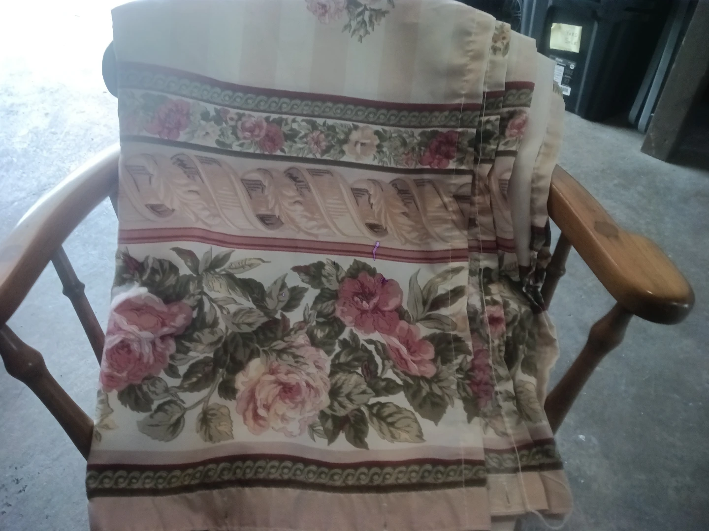 🏈Floral Print Fabric Curtain