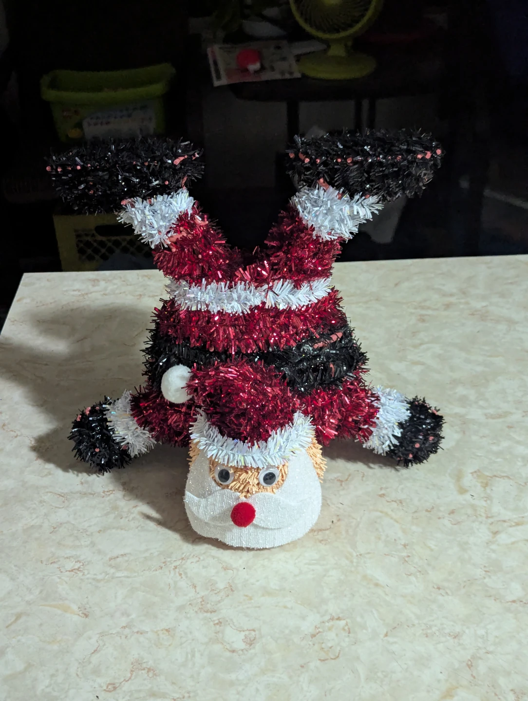 Tabletop Santa Decor