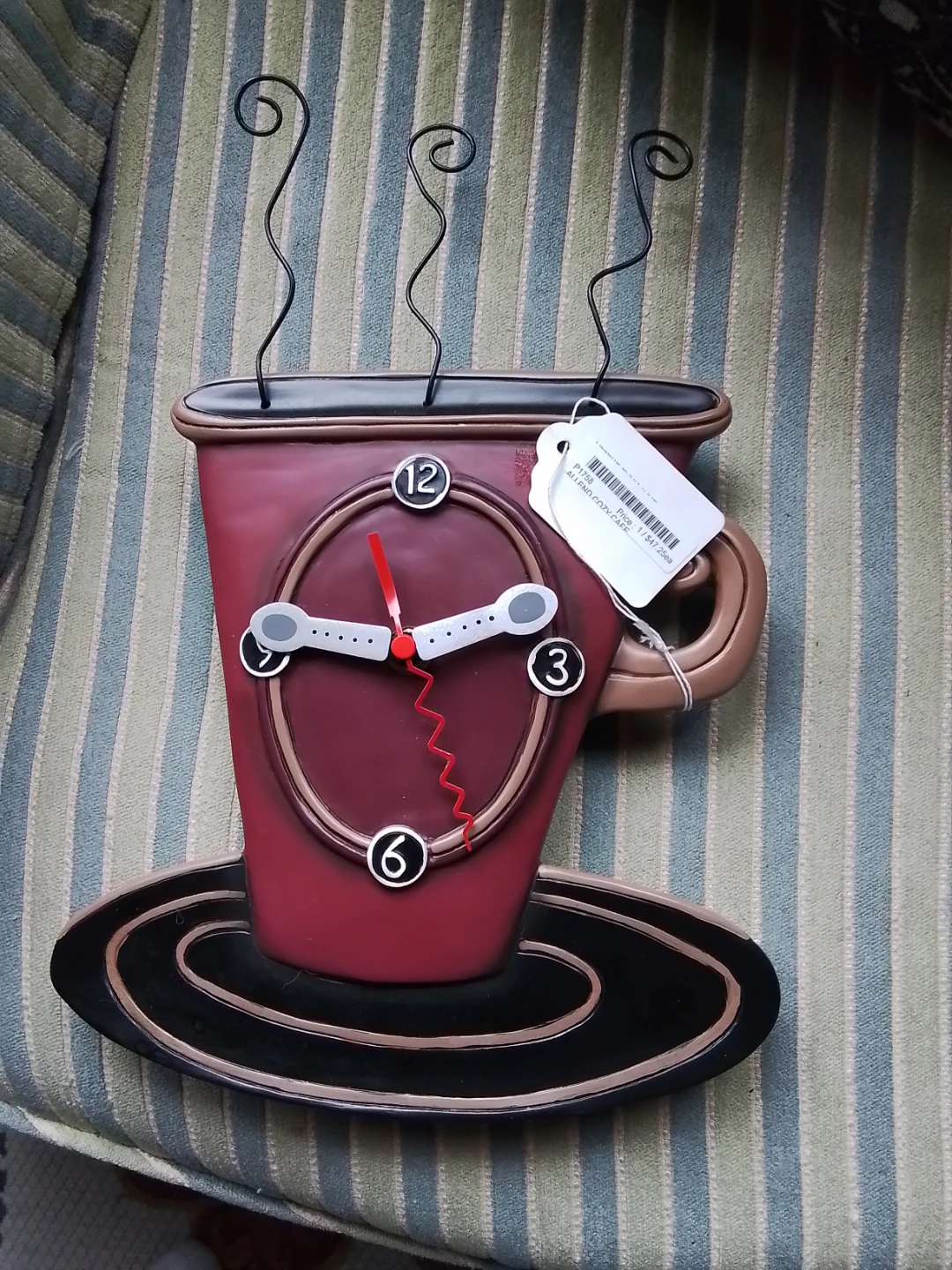 Allend Designs Cozy Cafe Wall Clock