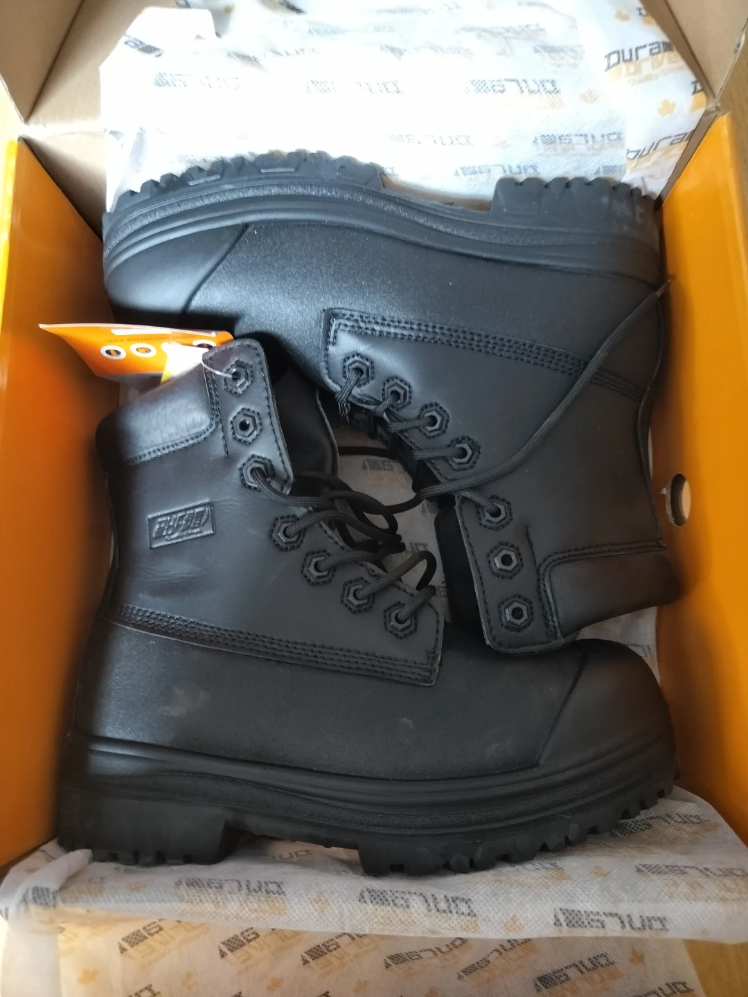 DuraDrive Black Stone Safety Boots - Size 8 EE