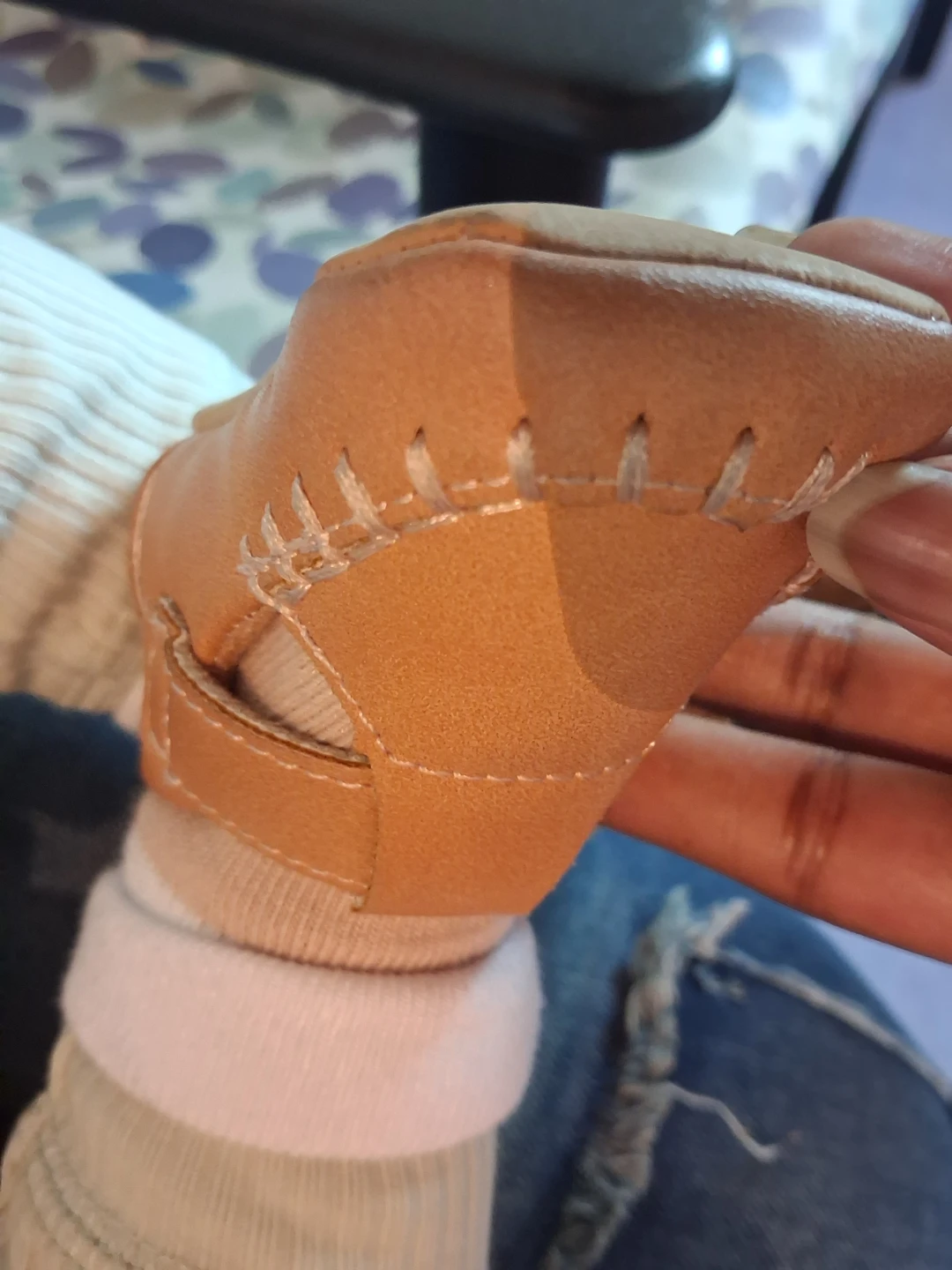 Baby Tan Soft Sole Shoes - photo 2
