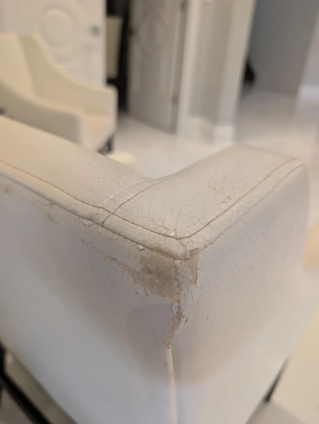 Set of Two Cream Accent Chairs - photo 2
