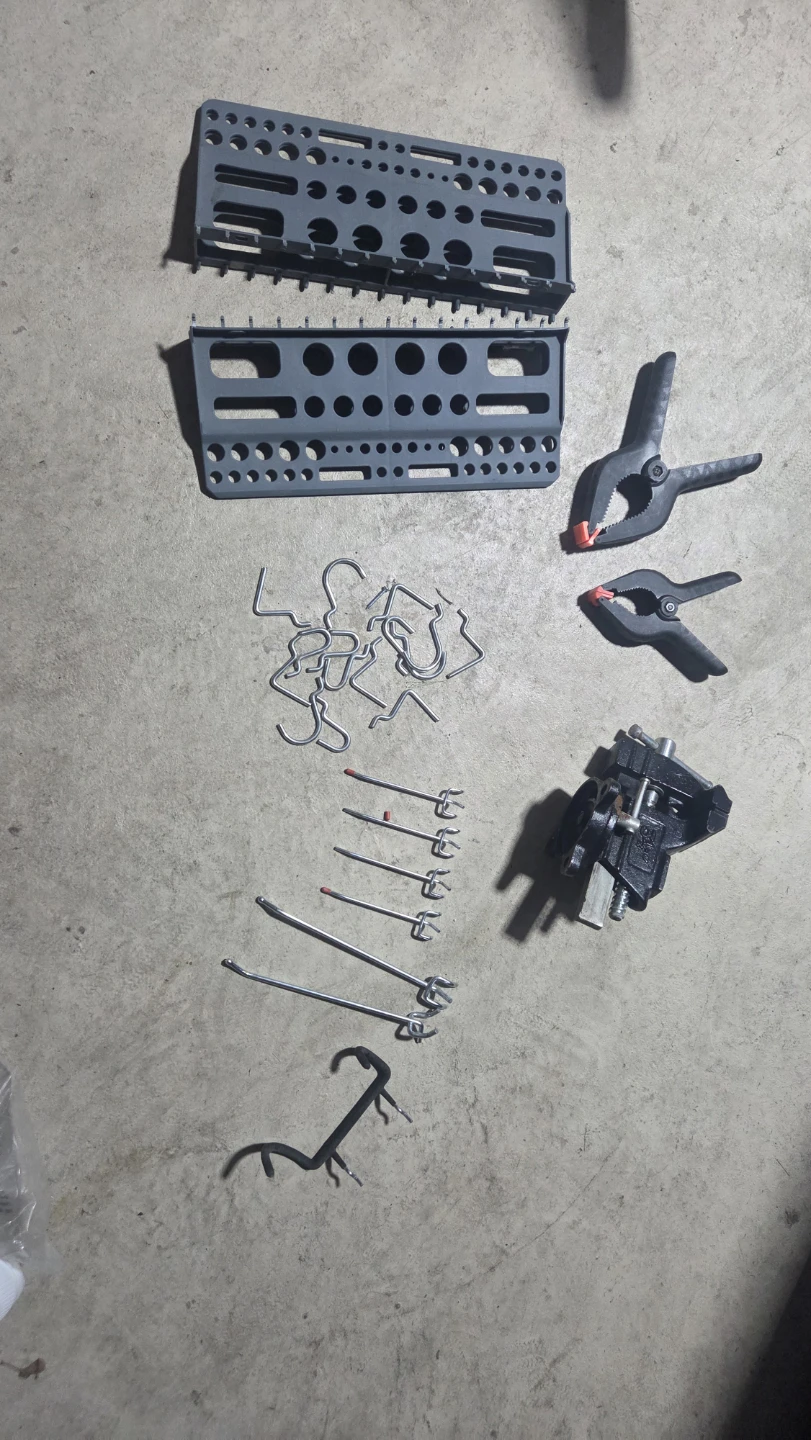 Workshop Accessory Kit with Vise and Tool Organizers