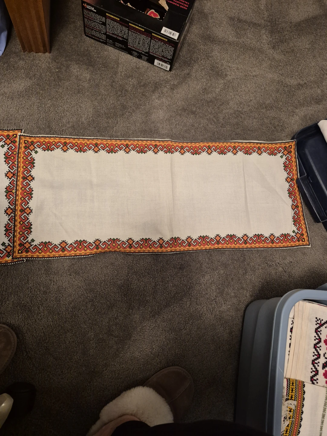 Embroidered Table Runner