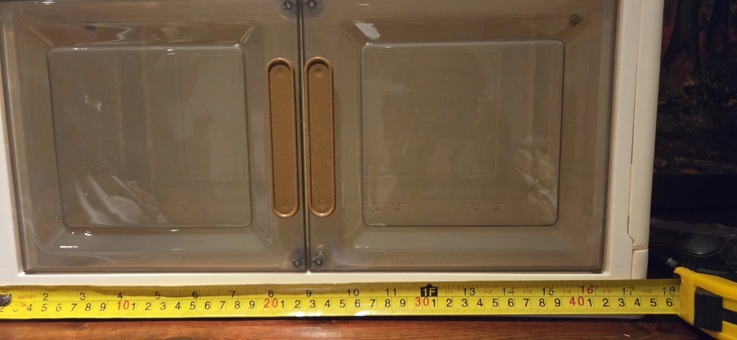 3-Tier Plastic Storage Organizer with Doors - photo 5