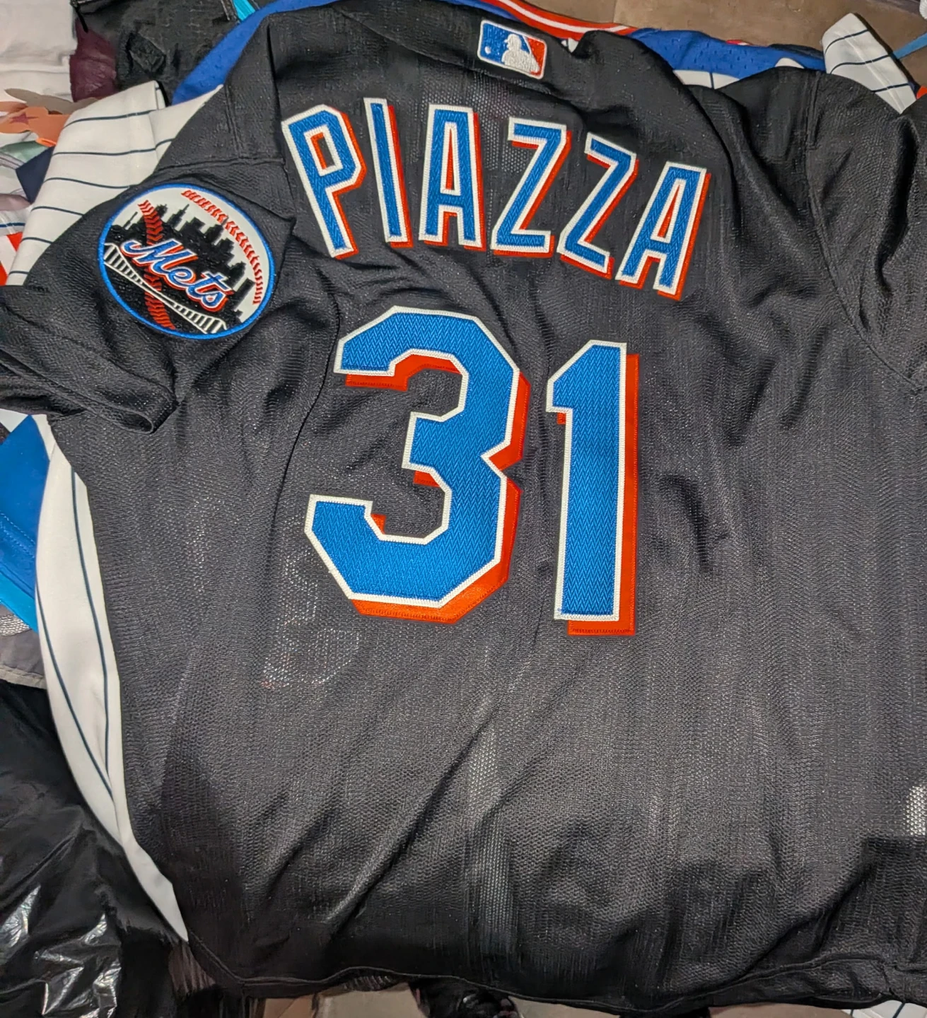 Mitchell & Ness Mike Piazza Mets Jersey - photo 2