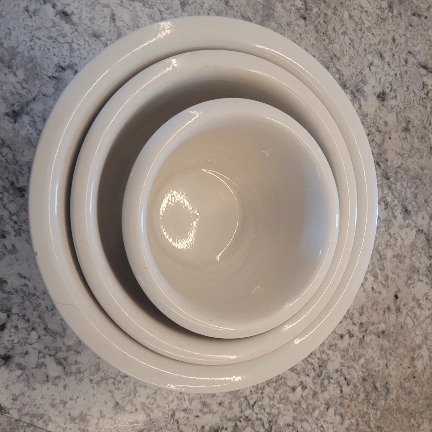 Set of 3 Fruit Pattern Ceramic Nesting Bowls