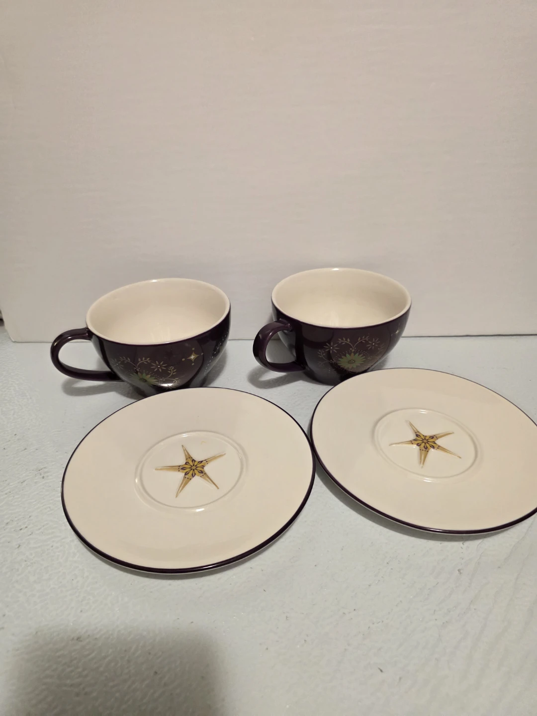 2006 Starbucks Holiday Coffee Cup and Saucer Set - photo 3