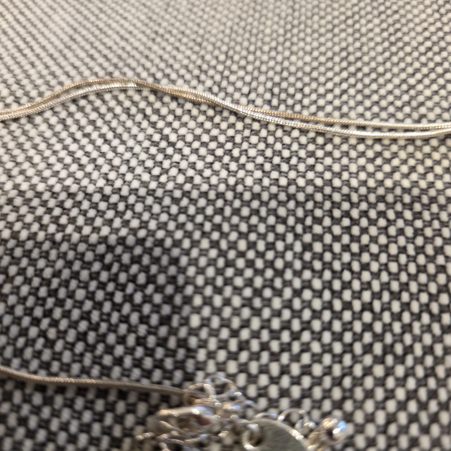 Silver-tone Necklace with Beaded Accent - photo 5