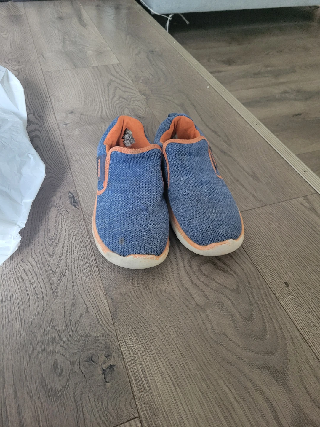 Dream Pairs Luca Slip-on Shoes Blue and Orange Size 5 - photo 2