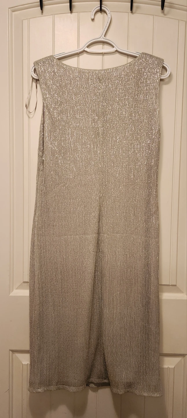 R&M Richards Gold Shimmer Two-Piece Dress Set 🏈 - photo 2