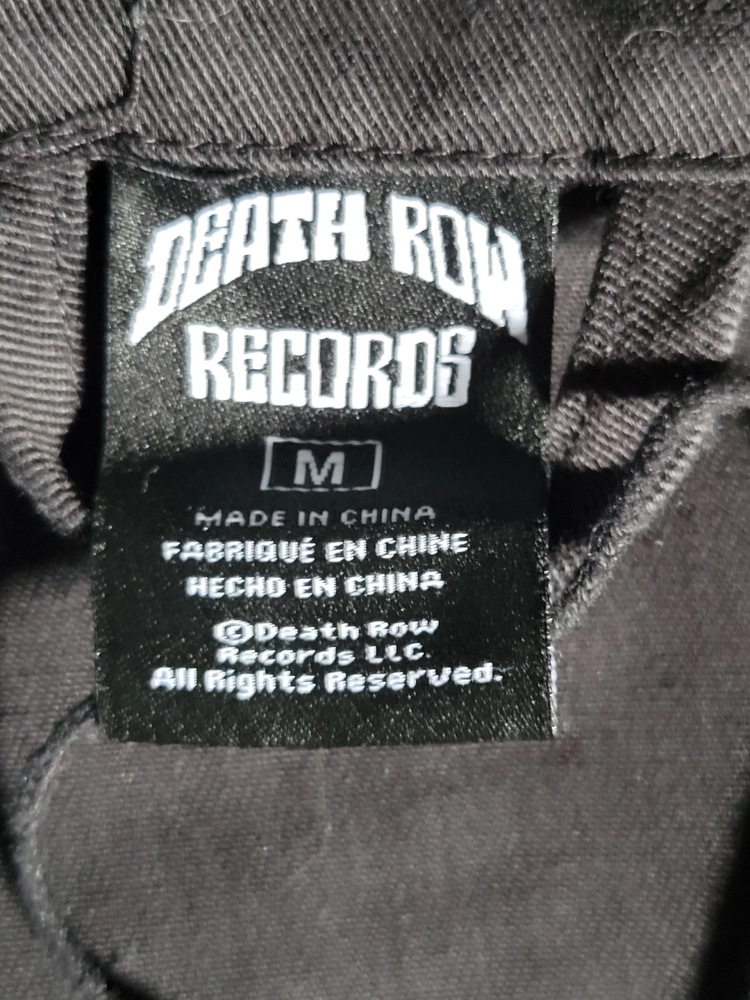 Death Row Records Black Jacket - photo 4