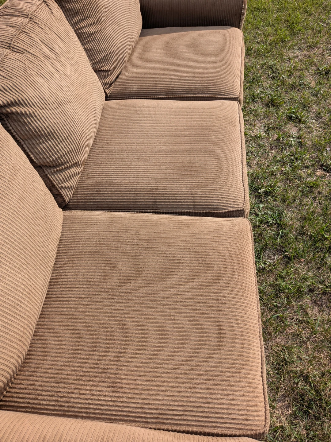 Tan Lazy boy 3 seater sofa - photo 4
