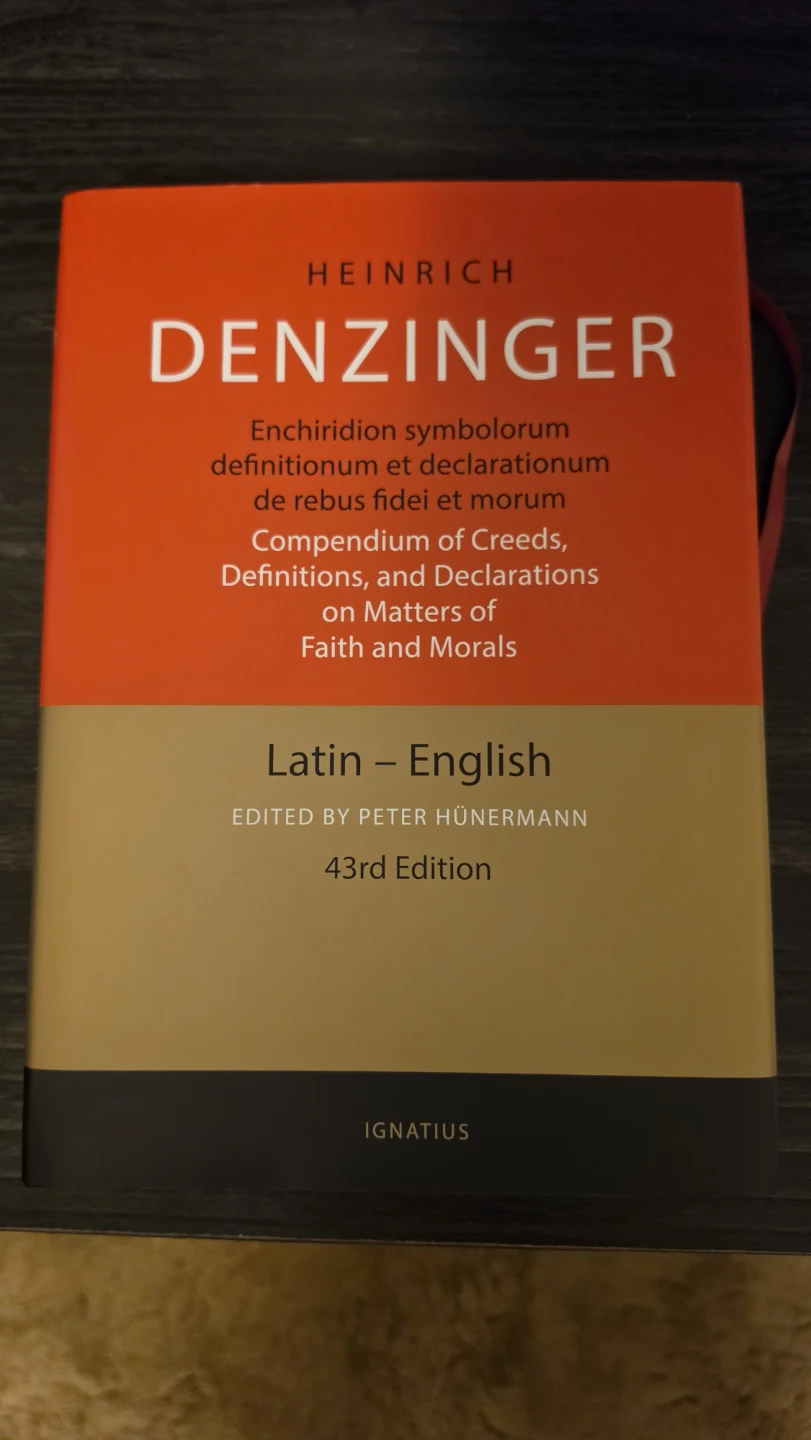 Denzinger: Compendium of Creeds, 43rd Edition