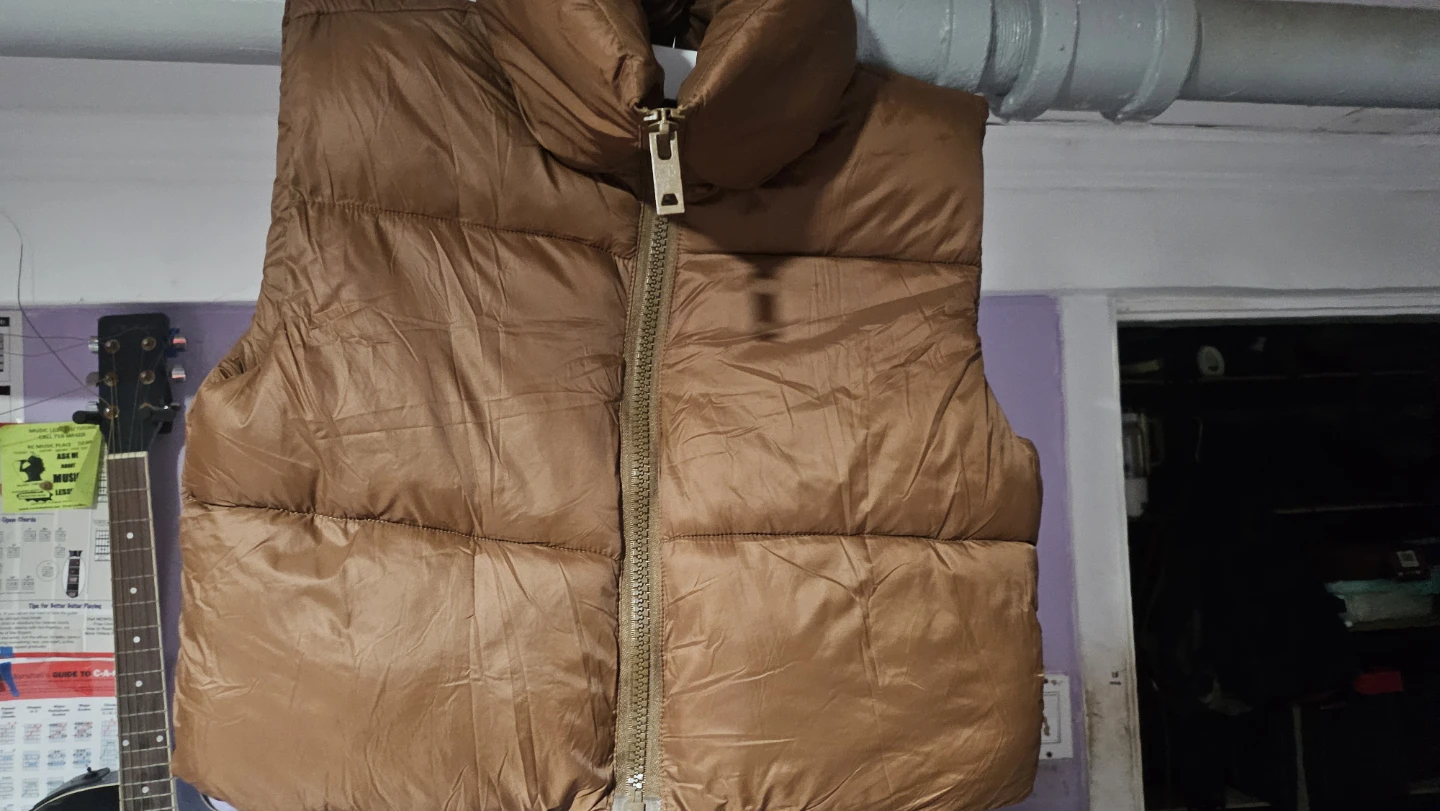 NY Threads Brown Puffer Vest - photo 2