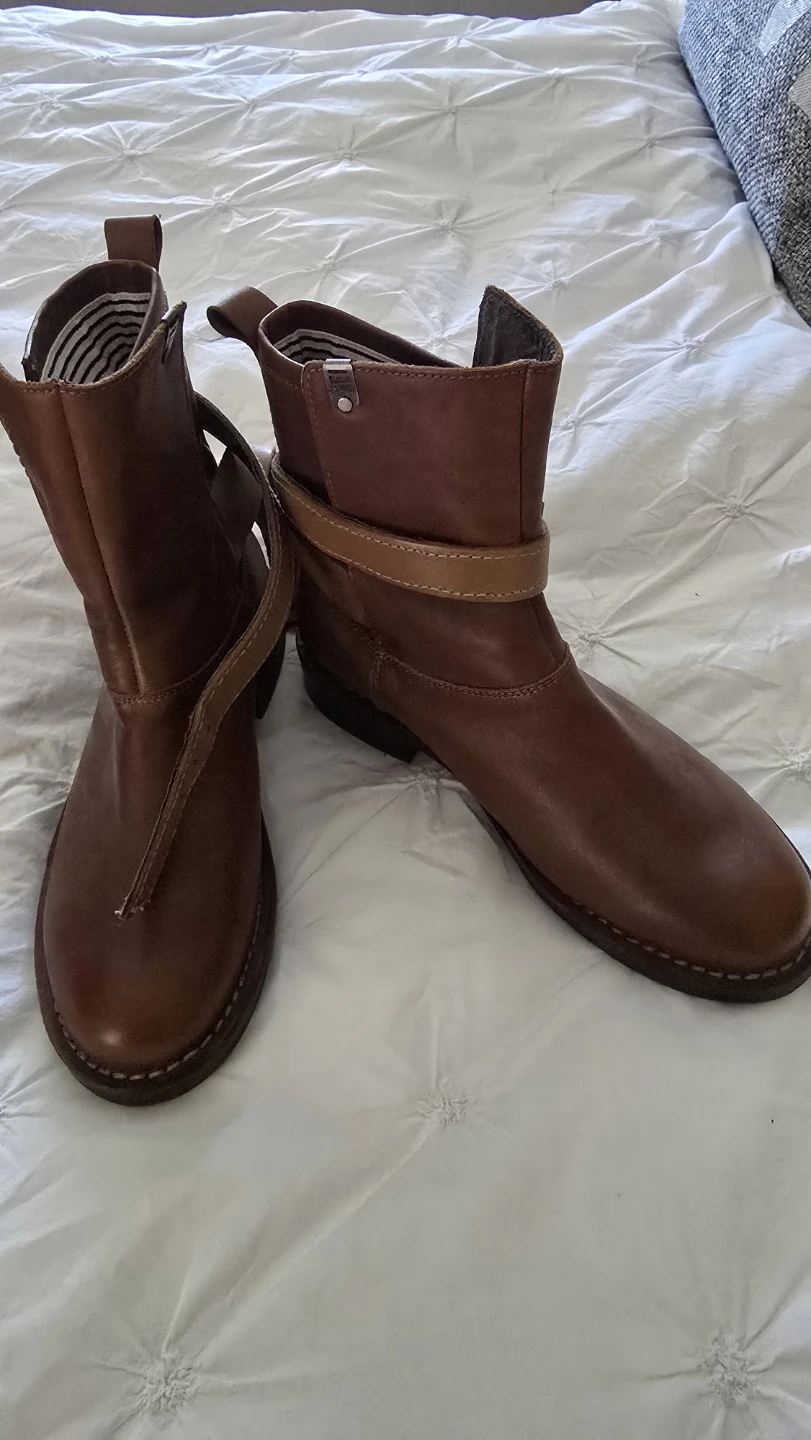 G-Star Raw Brown Leather Boots size 6 - photo 2