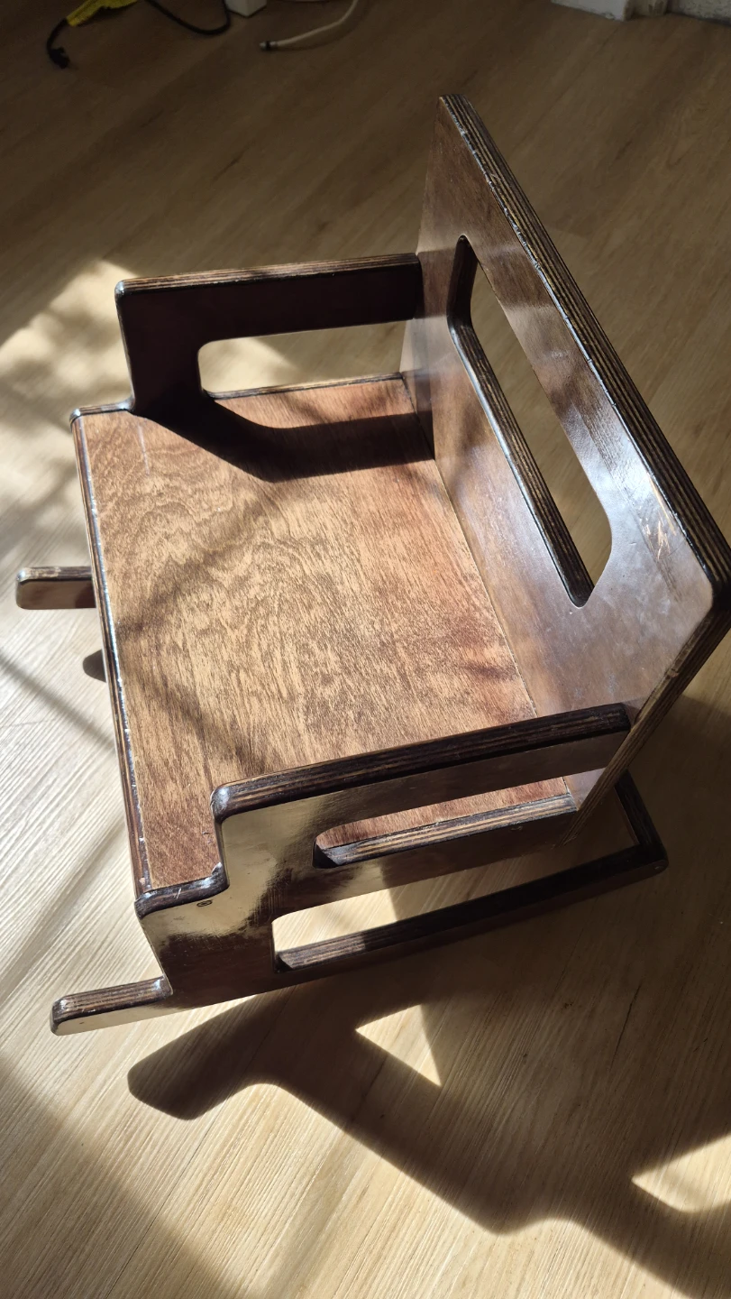 Wooden children's rocking chair - photo 4
