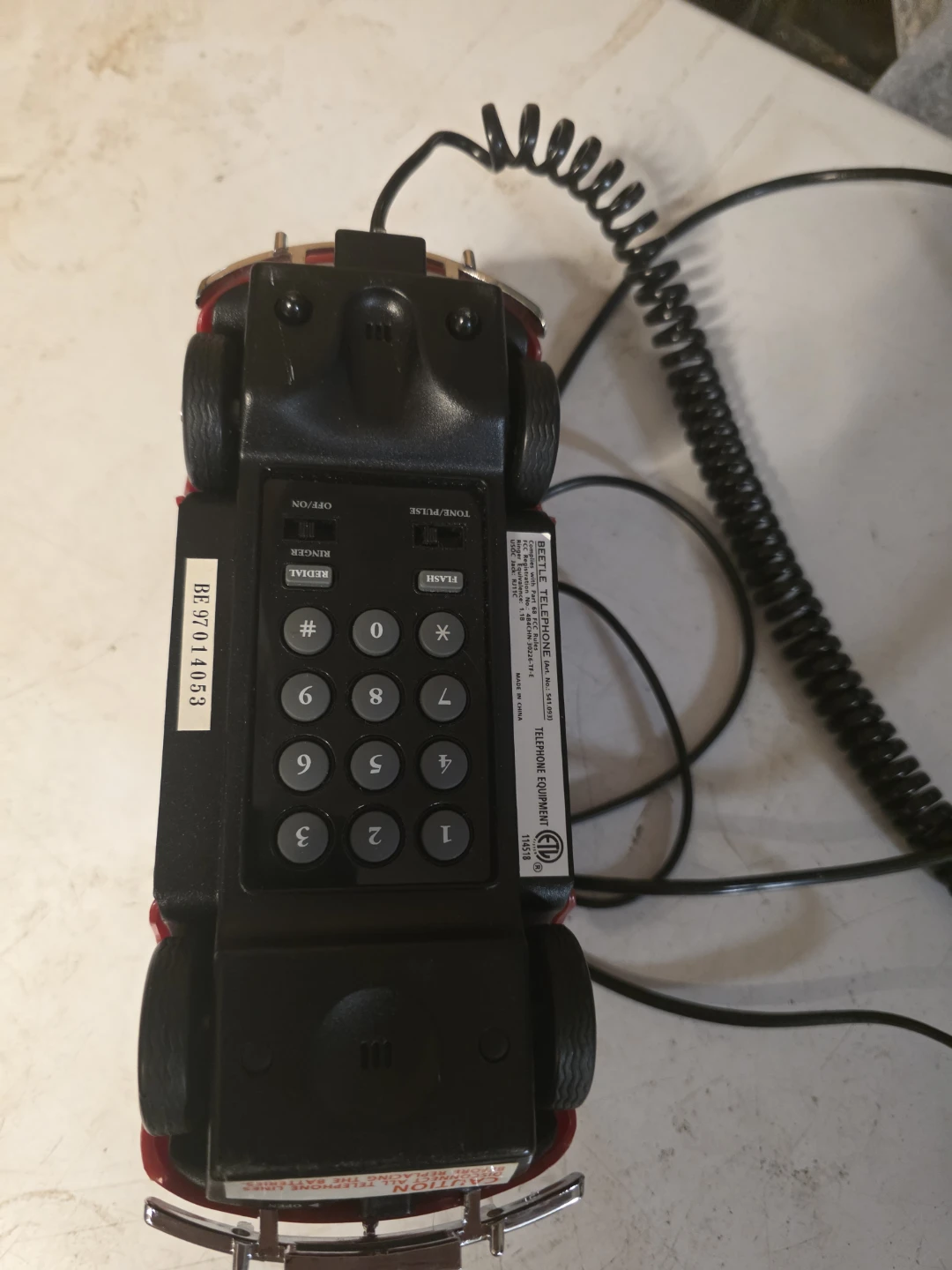 Vintage VW Beetle Car Telephone - photo 5