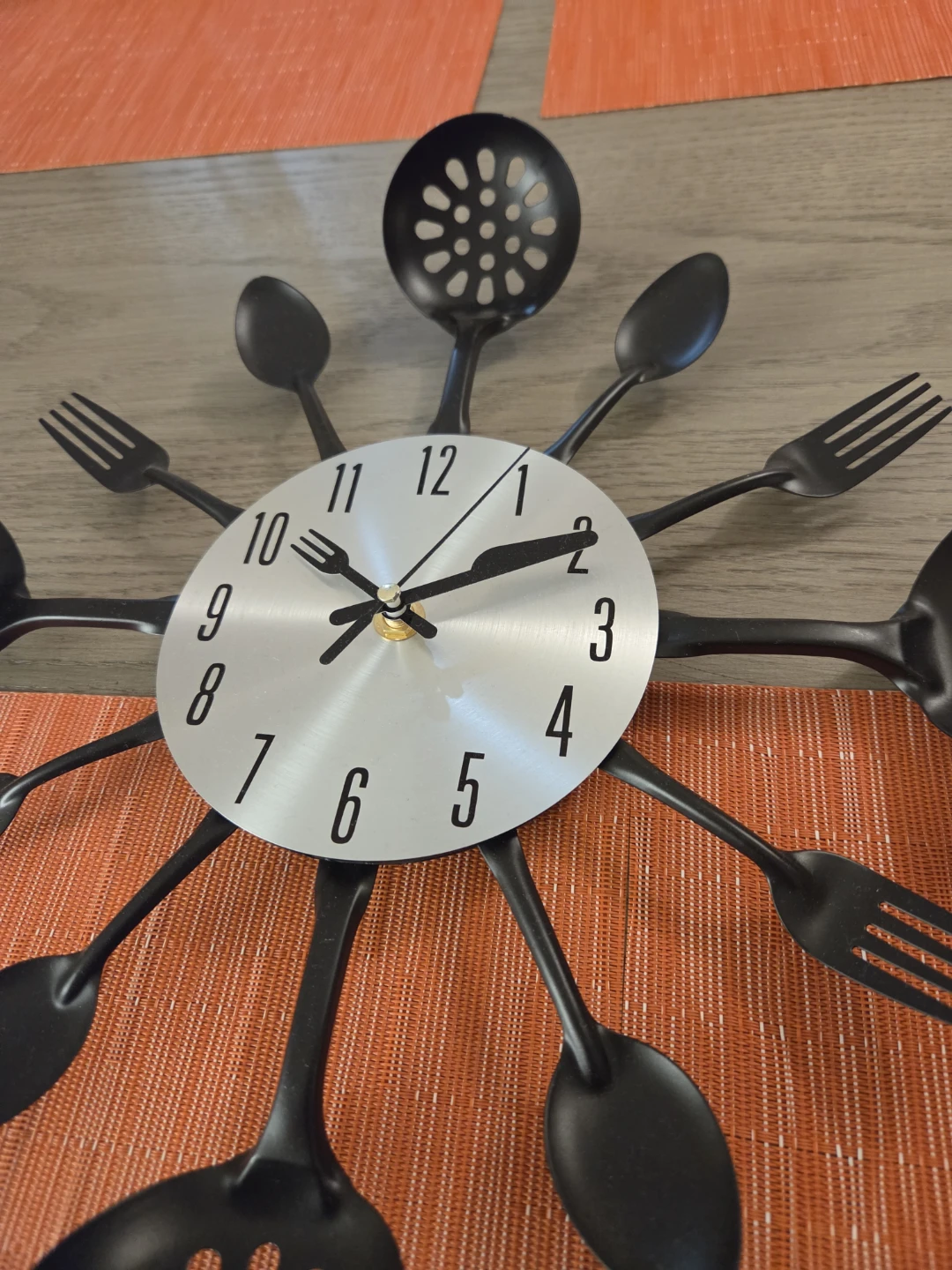 Kitchen Utensil Wall Clock
