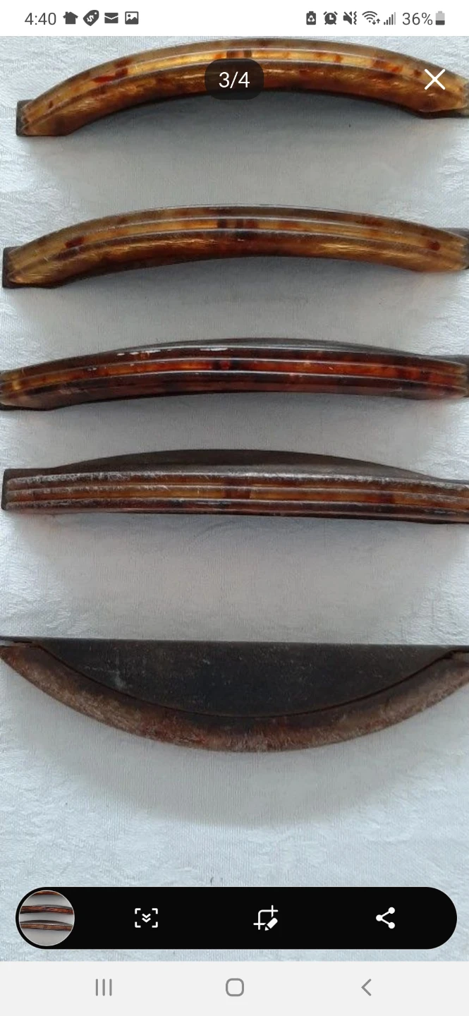 Vintage Bakelite Furniture Hardware.