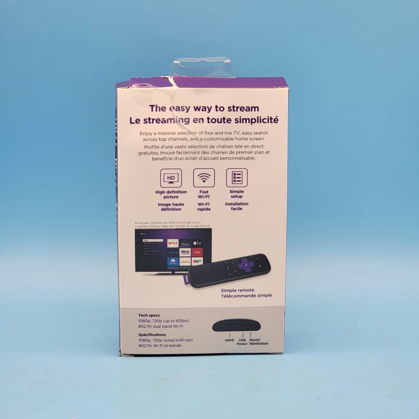 Roku Express HD STREAMING PLAYER - photo 3