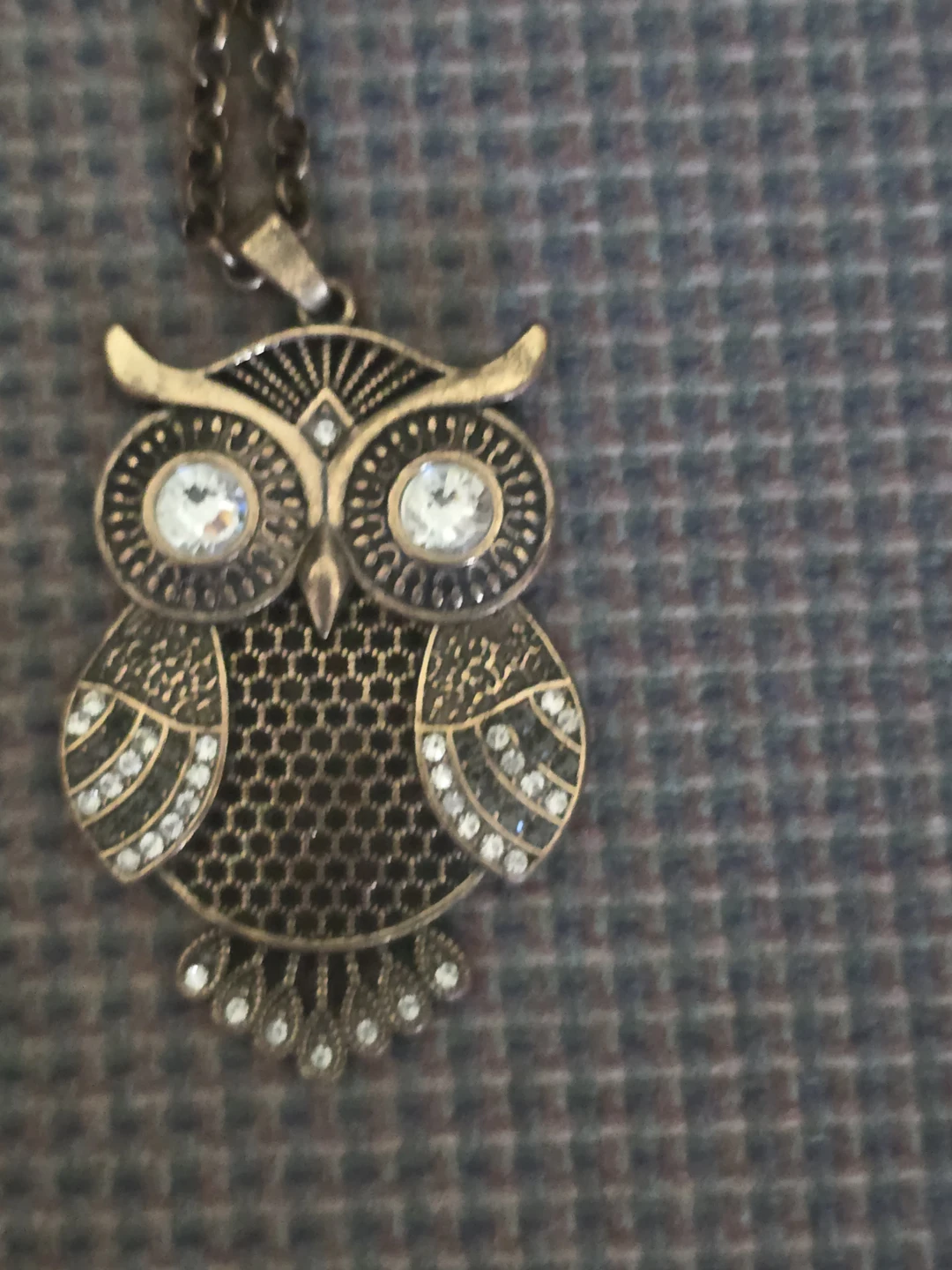 Vintage- Owl Pendant Necklace - photo 2