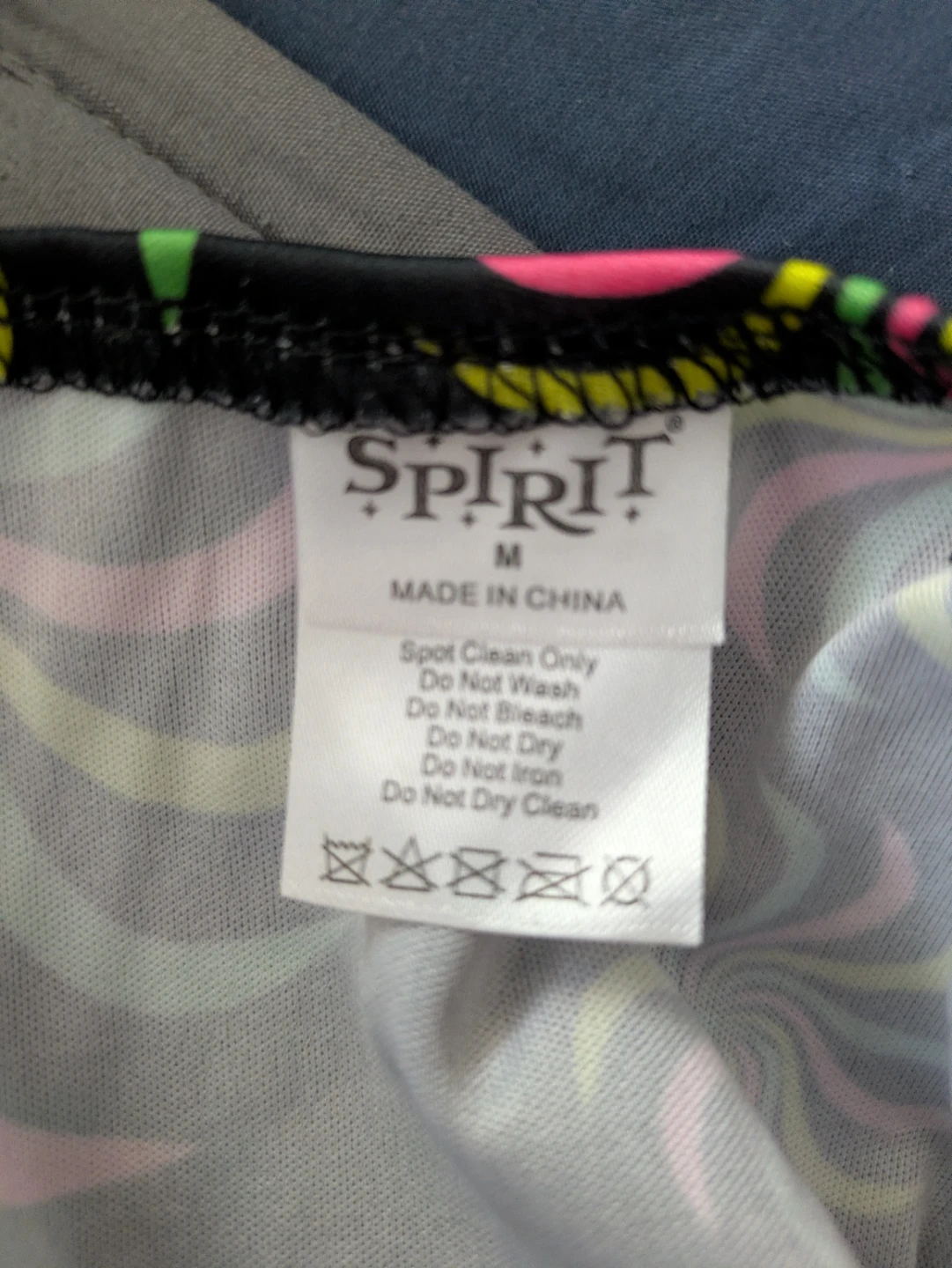 Spirit Neon Clown Child Costume Medium 8-10 - photo 2