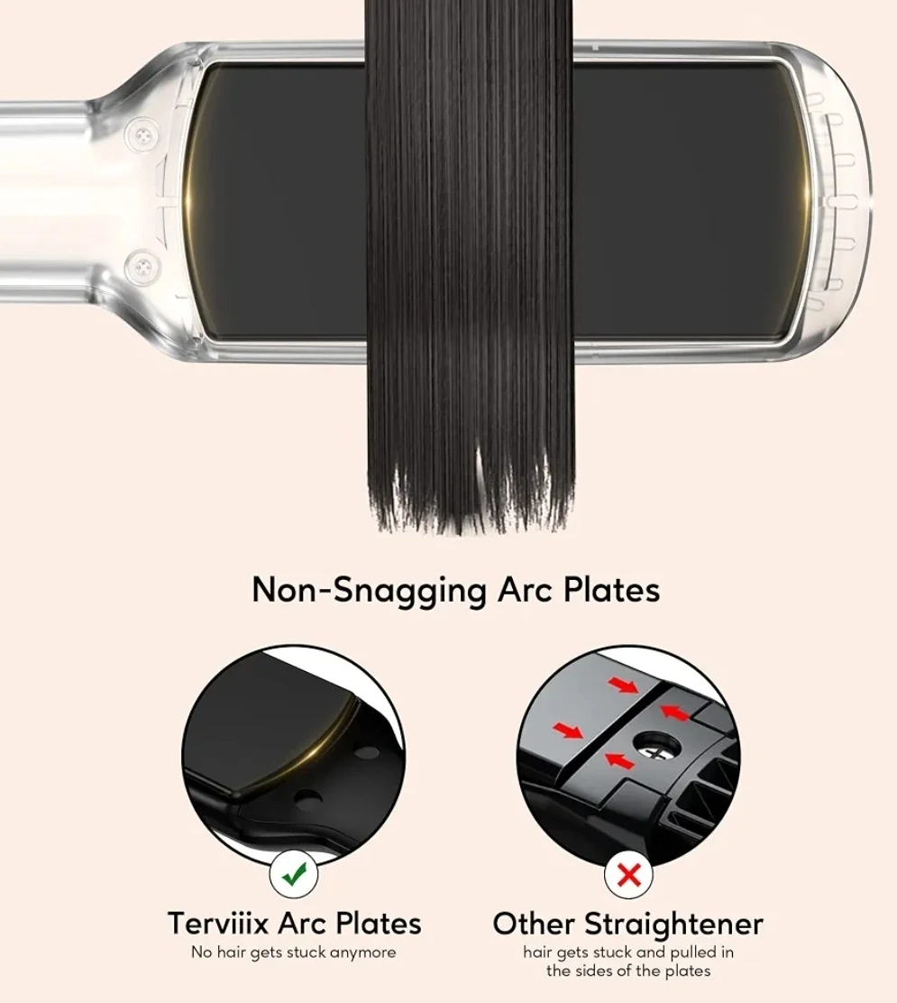 Terviiix AKT-Ceramic Flat Iron Hair Straightener - photo 3