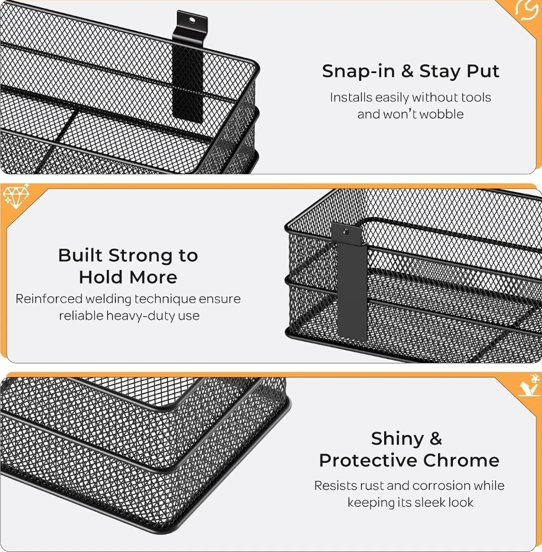 4-Pack Metal Slatwall Baskets - photo 4