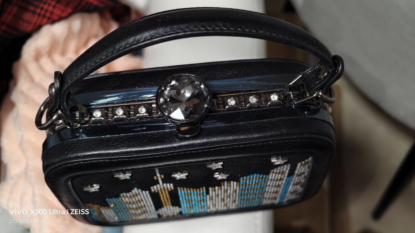 Brand New Black box clutch bag/Gift for her - photo 2