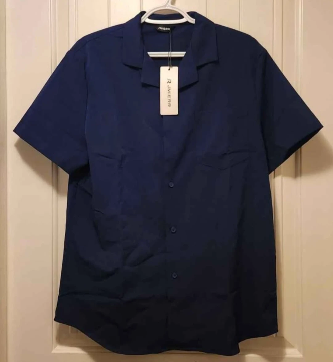 JMIERR Navy Blue Button-Up Shirt 🏈