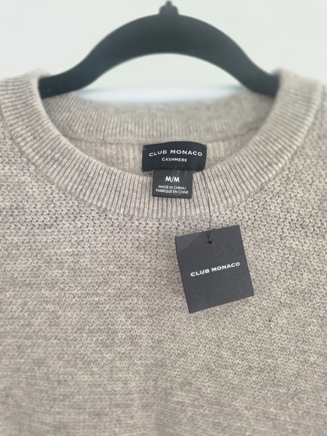Club Monaco Cashmere Texture Crew Sweater - Size M - photo 2