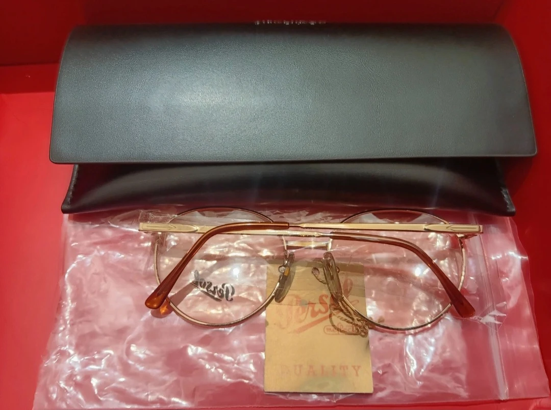New 80's PERSOL Round Eyeglasses - photo 2