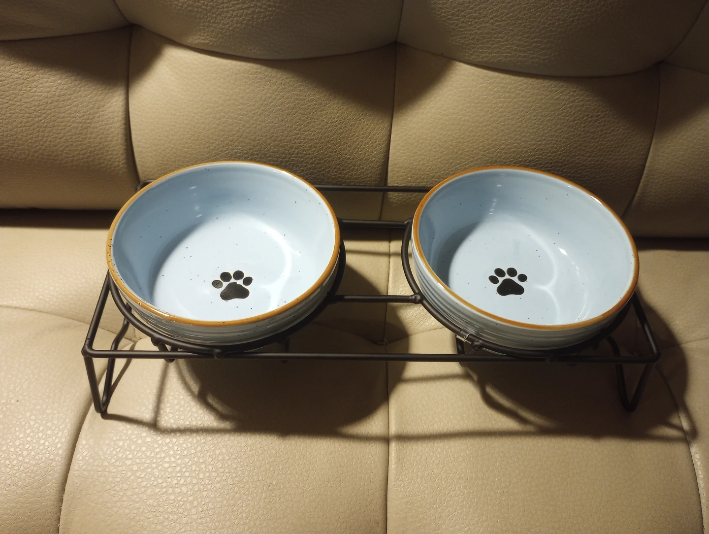 5" Ceramic Dog Bowls on Stand - photo 2