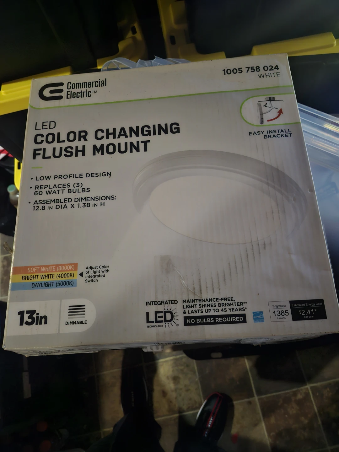 Commercial Electric LED Flush Mount Light