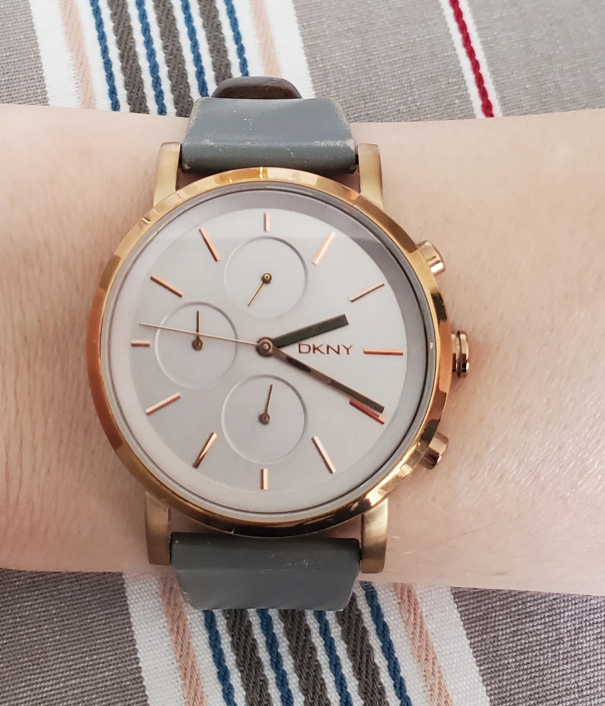 DKNY Rose Gold Chronograph Watch