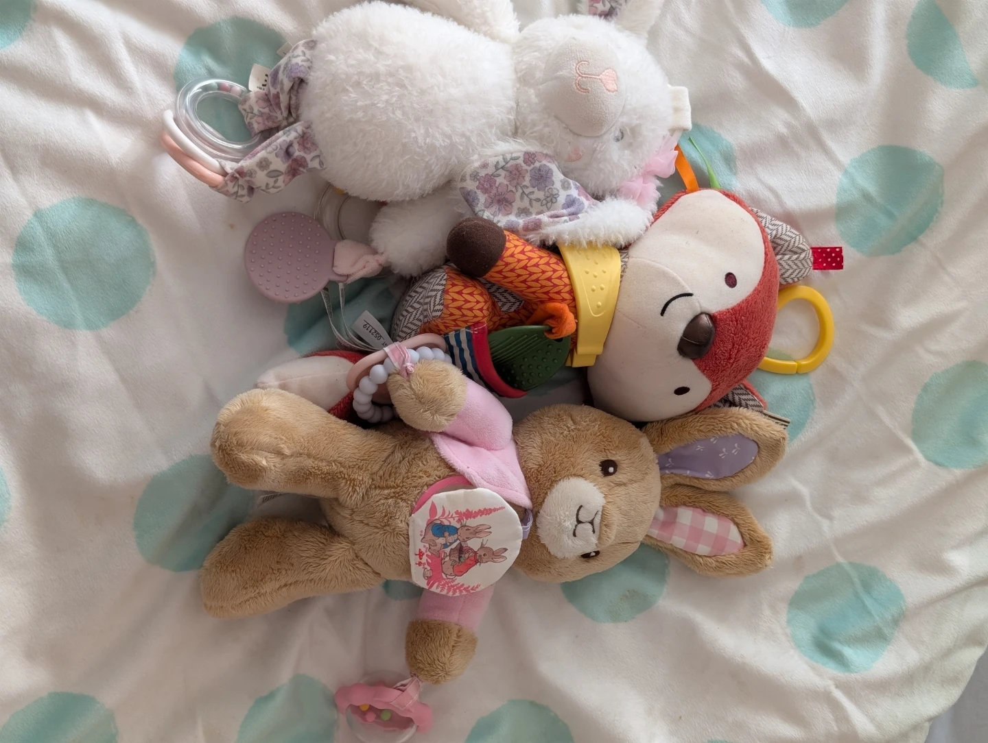 Set of 3 Plush Soother Toys - photo 2