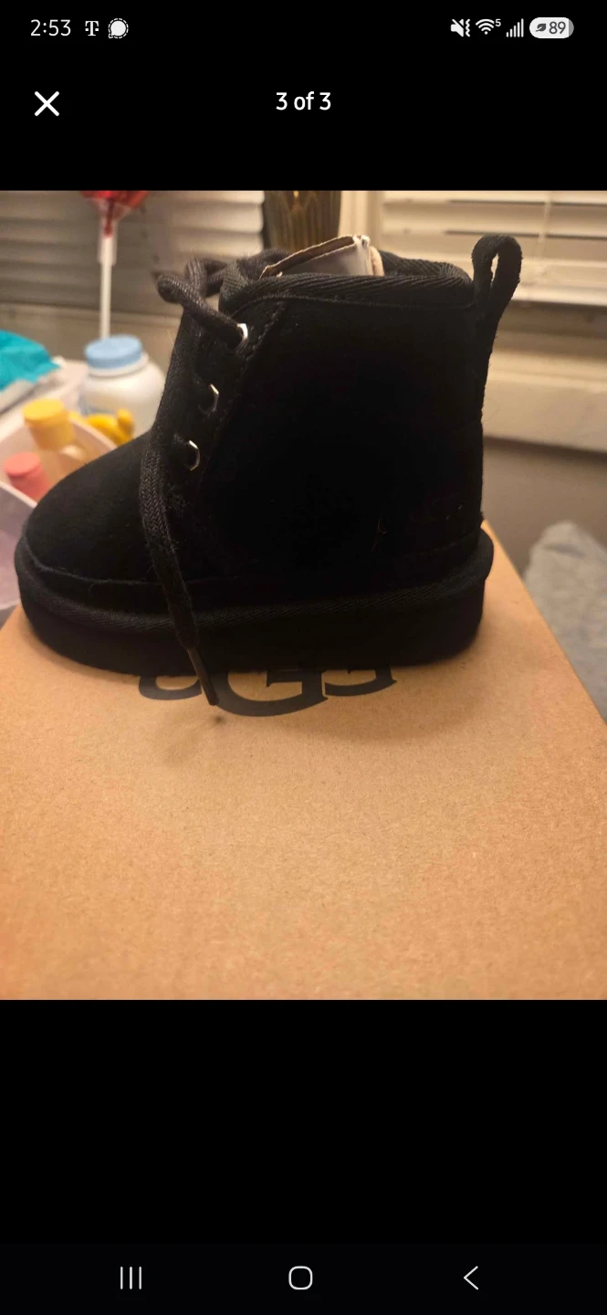 UGG Neumel II Toddler Boots Black