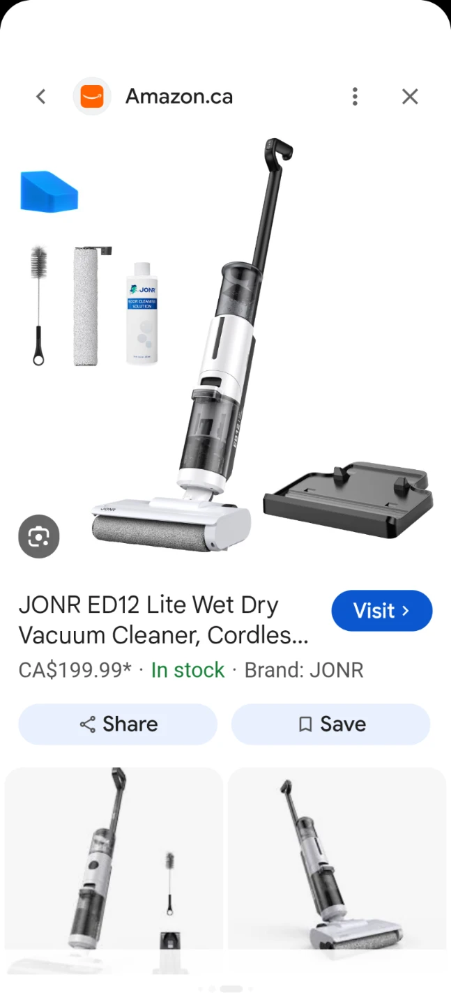 JONR ED12 Lite Cordless Wet Dry Vacuum Cleaner - photo 2