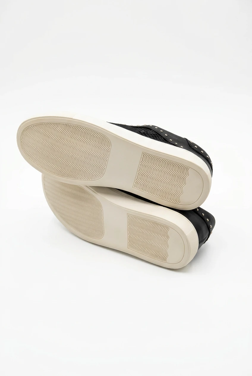 Steve Madden Zacy Studded Sneakers Black - photo 3