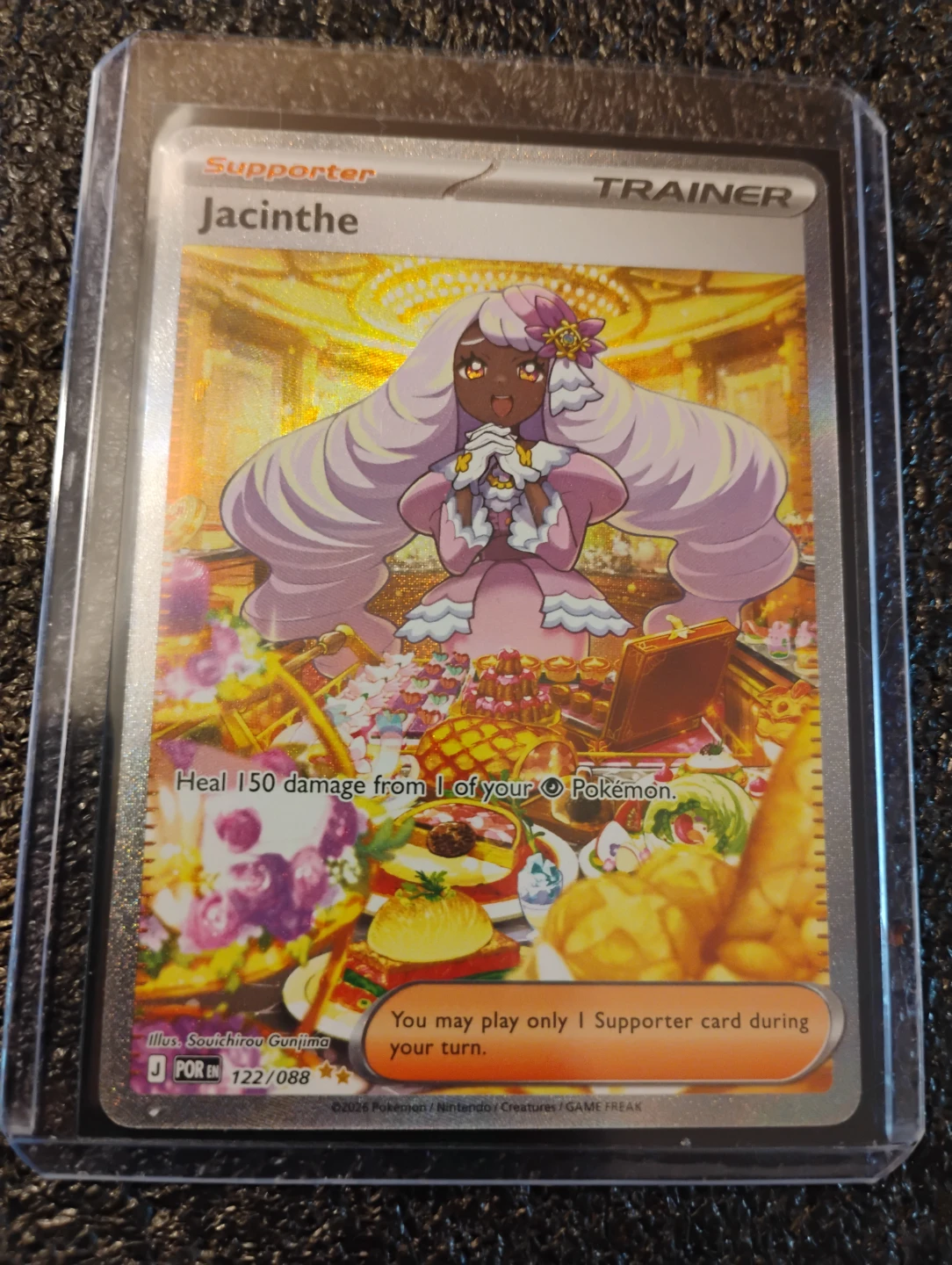 Jacinthe 122/088 Pokémon Supporter Trainer Card