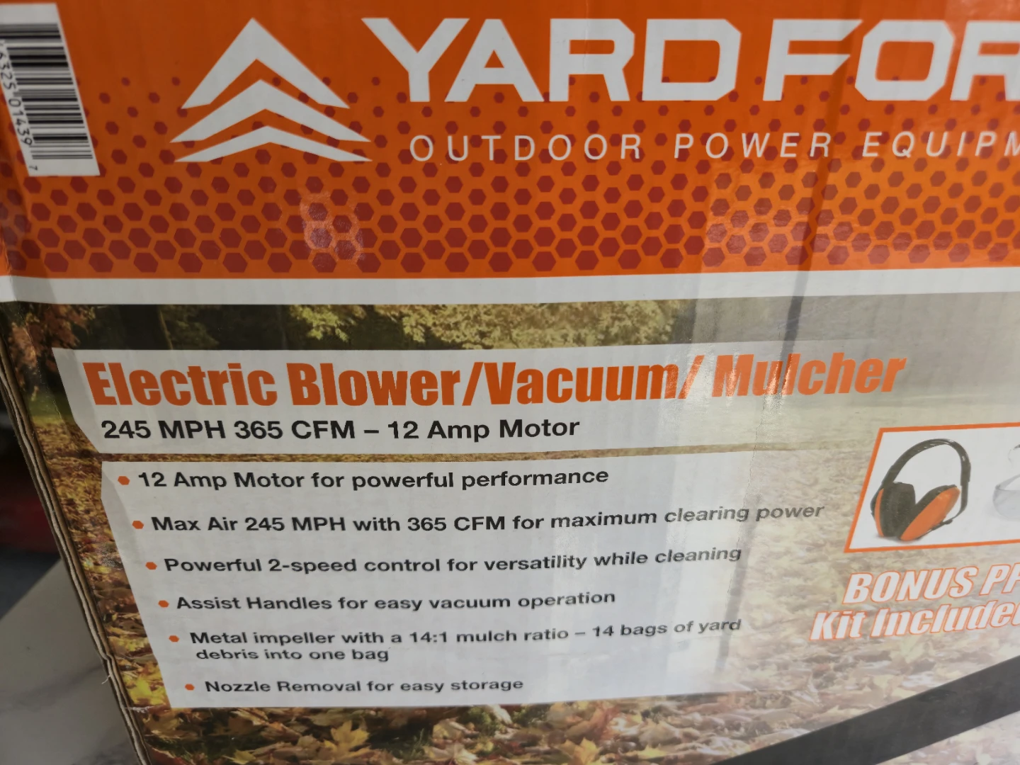 BRAND NEW Yard Force Electric Leaf Blower / Vacuum / Mulcher - photo 2