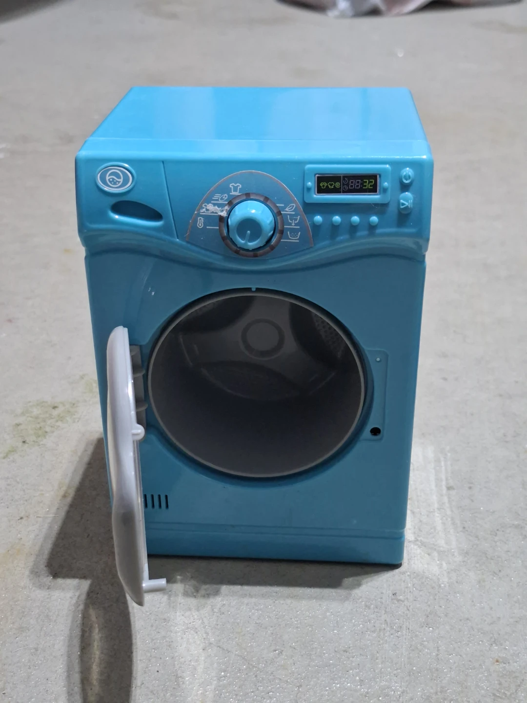 Blue Toy Washing Machine and Dryer Set - photo 2